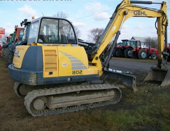 Gehl 802 Mini Excavator Parts Manual PDF Download - GEHL Manual Download